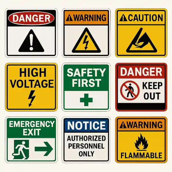 Machine Safety Stickers